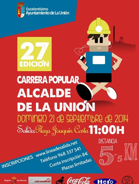 Cartel Carrera Popular Alcalde de La Unión 2014