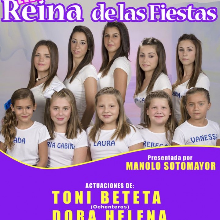 Cartel Elección de la Reina Fiestas 2014