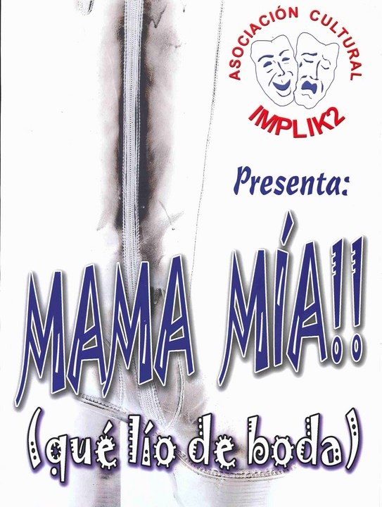 Cartel Musical Solidario Mama Mia.2015