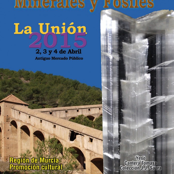 Cartel Feria de Minerales y Fósiles de La Unión.2015